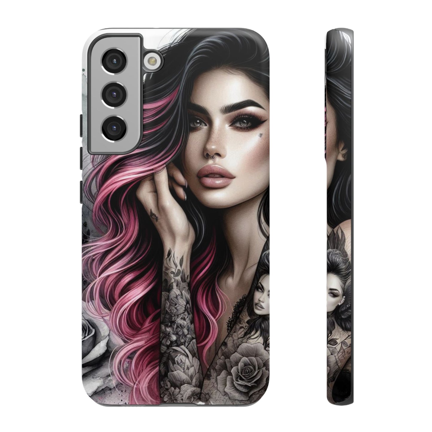 Tattooed Elegance – Gothic Art Mobile Cover