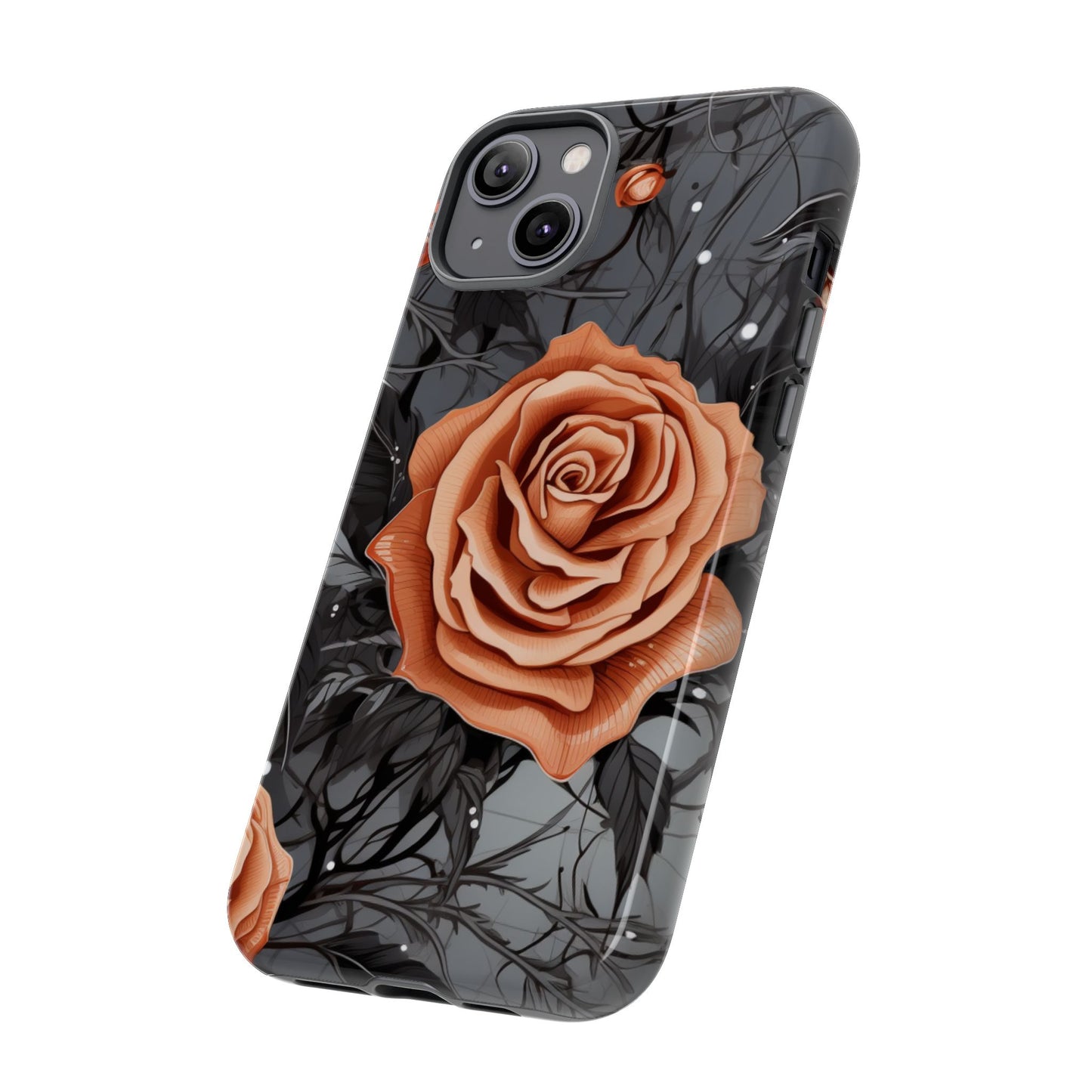 Mystic Noir Rose Mobile Case