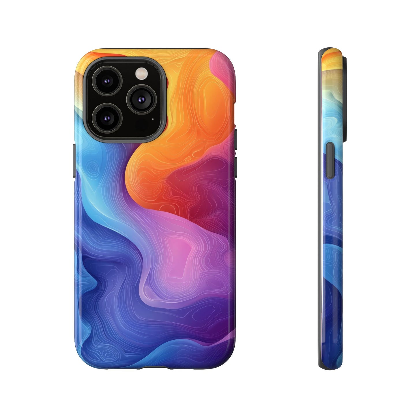 Aurora Flow Watercolor Phone Case for iPhone, google Pixel & Samsung