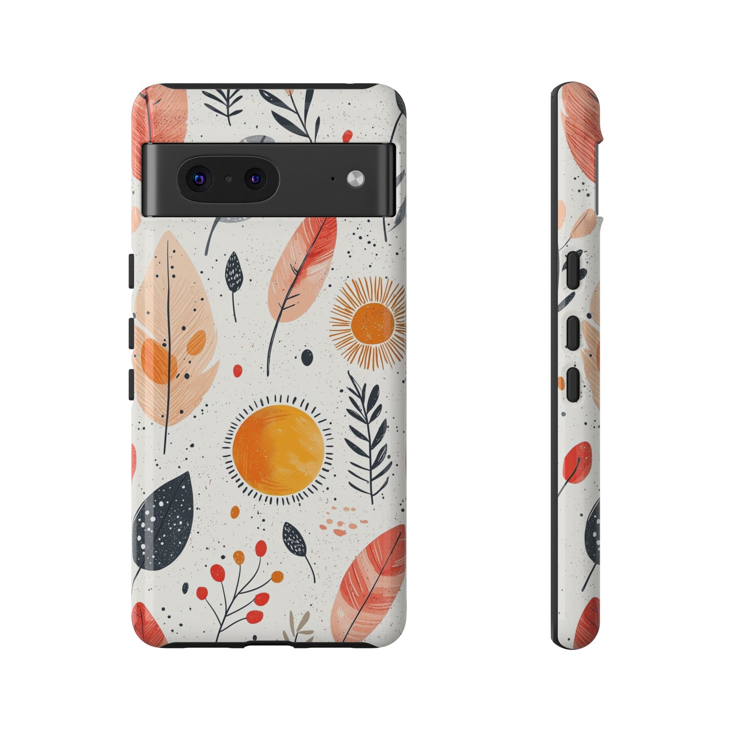Sunshine & Feathers Boho Phone Case for iPhone, Pixel & Samsung