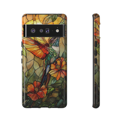 Whispers in Flight – Mosaic Hummingbird Phone Case for iPhone, Samsung & Pixel