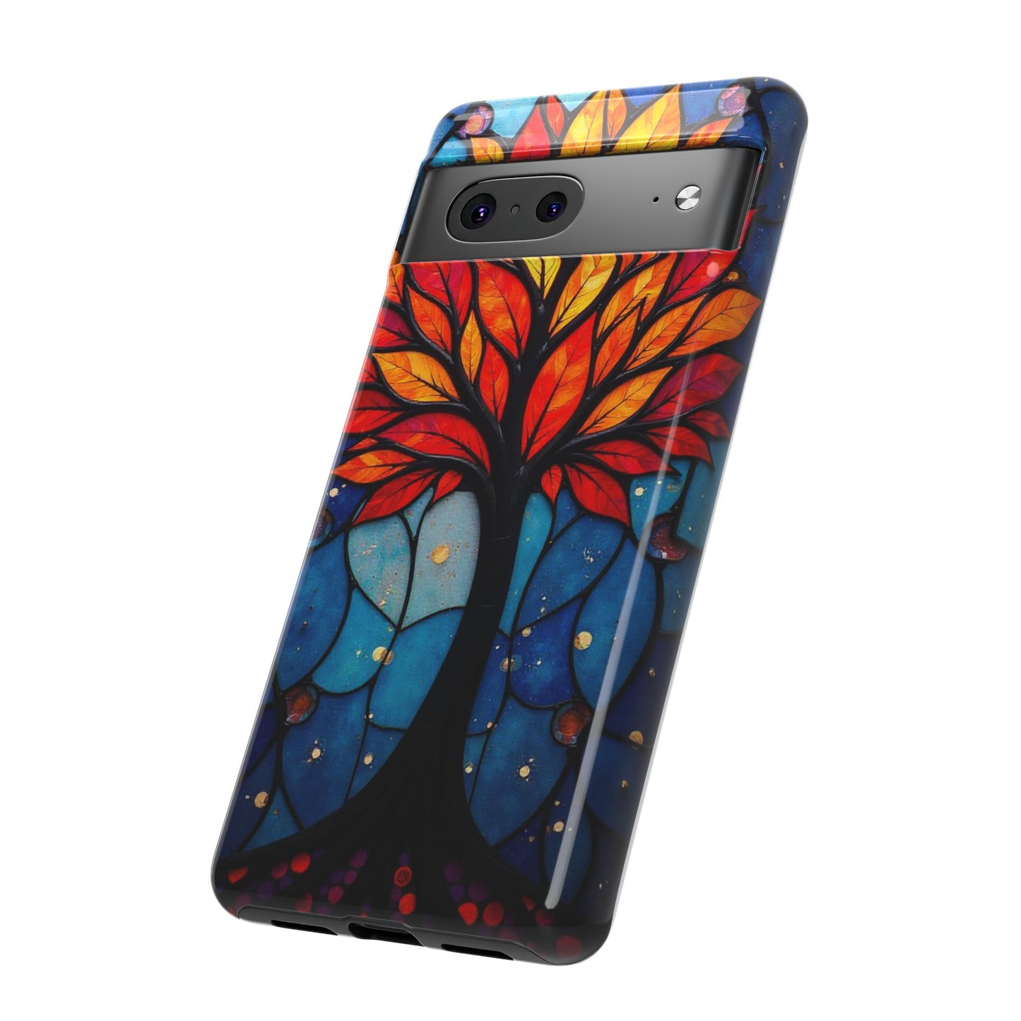 Stained Glass Tree: A Burst of Vibrant Elegance
