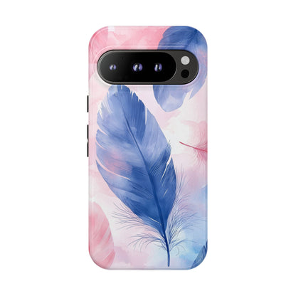 Pastel Plume Watercolor Phone Case for iPhone, google Pixel & Samsung