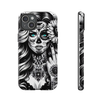 La Rebel – Day of the Dead Gothic Attitude Mobile Cover