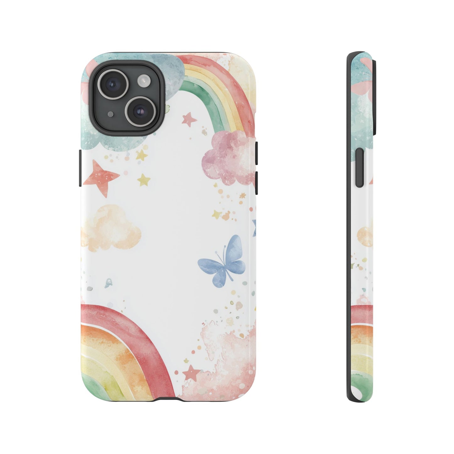Dreamy Skies & Rainbows Watercolor Phone Case for iPhone, google Pixel & Samsung