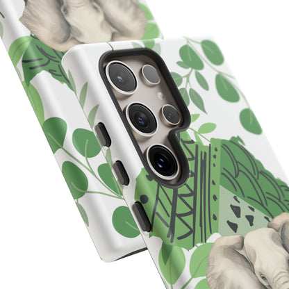 Tropical Elephant Mobile Cover – Nature-Inspired Boho Art