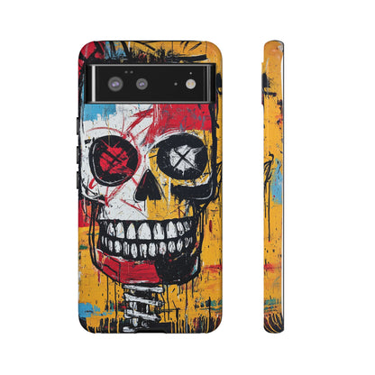 Basquiat Phone Case – Bold Urban Art Design - iPhone, Samsung & Google Pixel Cover - Artistic Painting Case,  Art Lover Gift