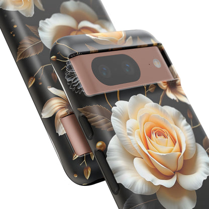 Elegant 3D Floral Design, Botanical Phone Case design for Iphone.