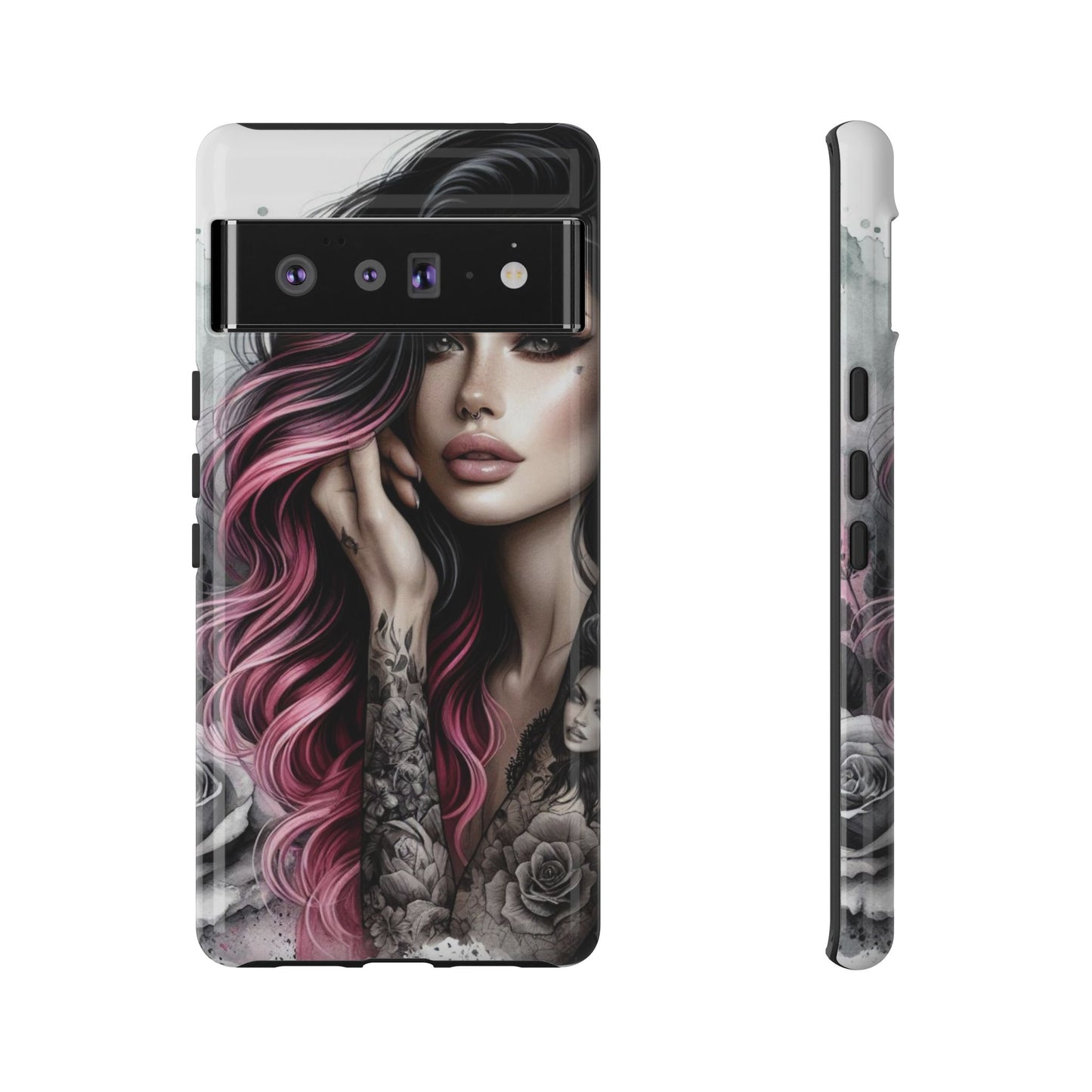 Tattooed Elegance – Gothic Art Mobile Cover