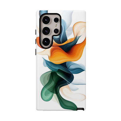 Verdant Flow – Modern Abstract Phone Case for iPhone, Samsung & Pixel