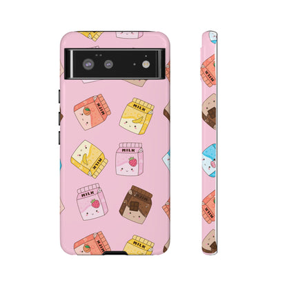 Kawaii Milk Carton Phone Case for iPhone, Google Pixel, Samsung