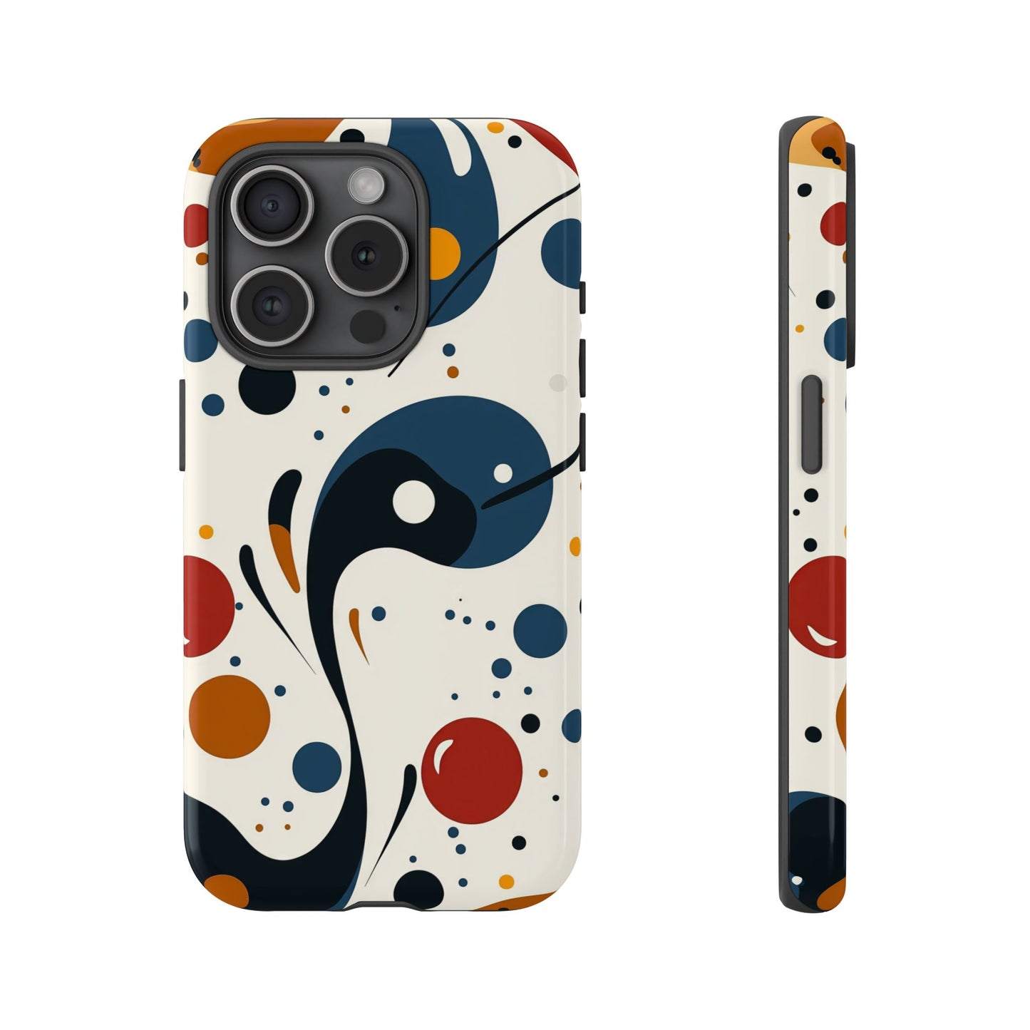 Retro Pop Dots Case – Abstract Minimal Vibes for iPhone, Google Pixel & Samsung