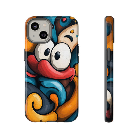 Funky Eyes – Playful Pop Abstract Phone Case for iPhone, Samsung & Pixel