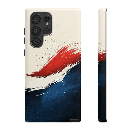 Crimson Tide – Artistic Brushstroke Abstract Case for iPhone, Google Pixel, Samsung