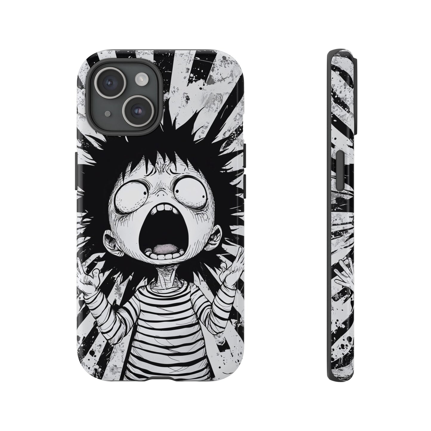 Maximum Panic Mode | Scream Kid Art  Phone Case for iPhone, Samsung & Pixel