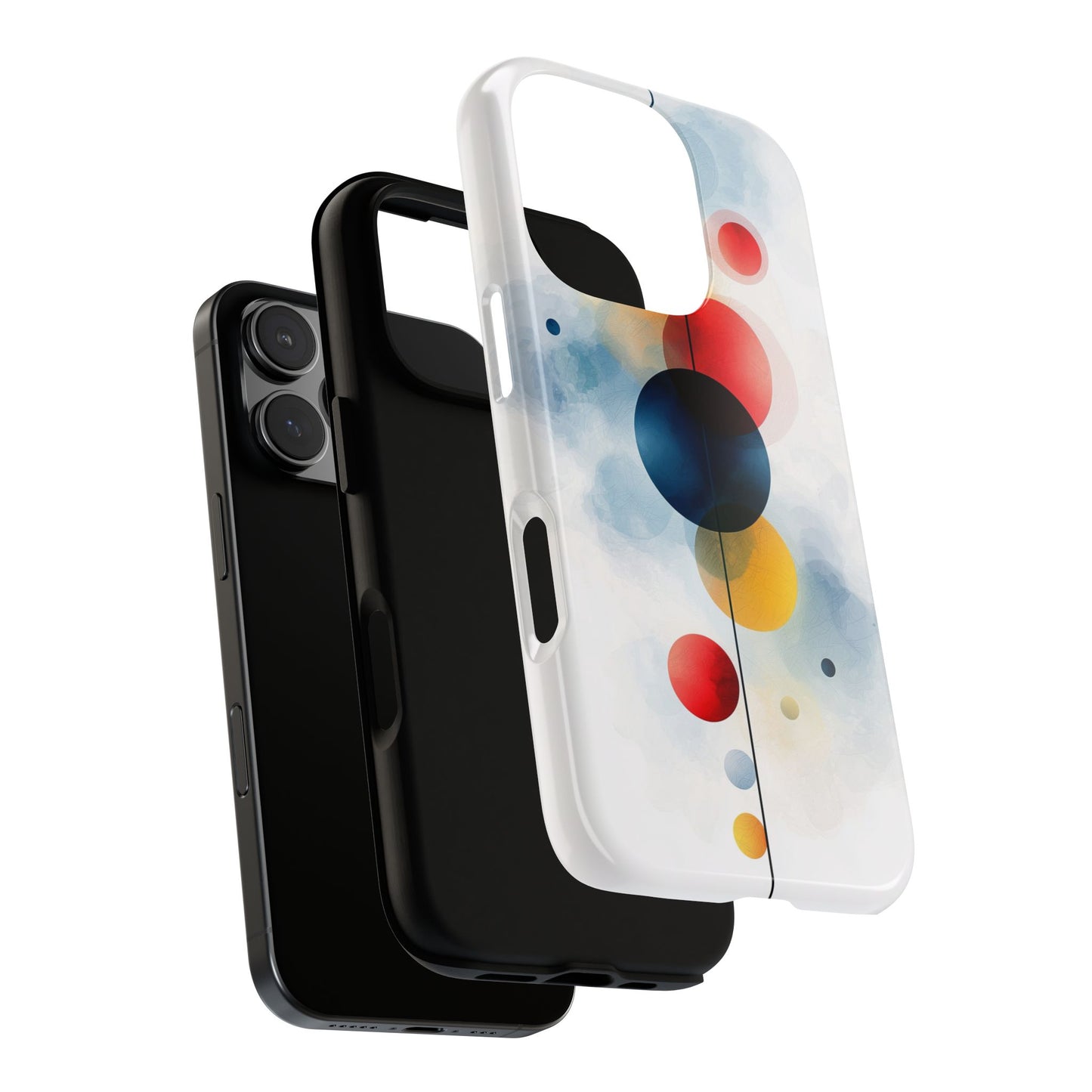 Celestial Balance – Watercolor Abstract Phone Case for iPhone, Samsung & Pixel
