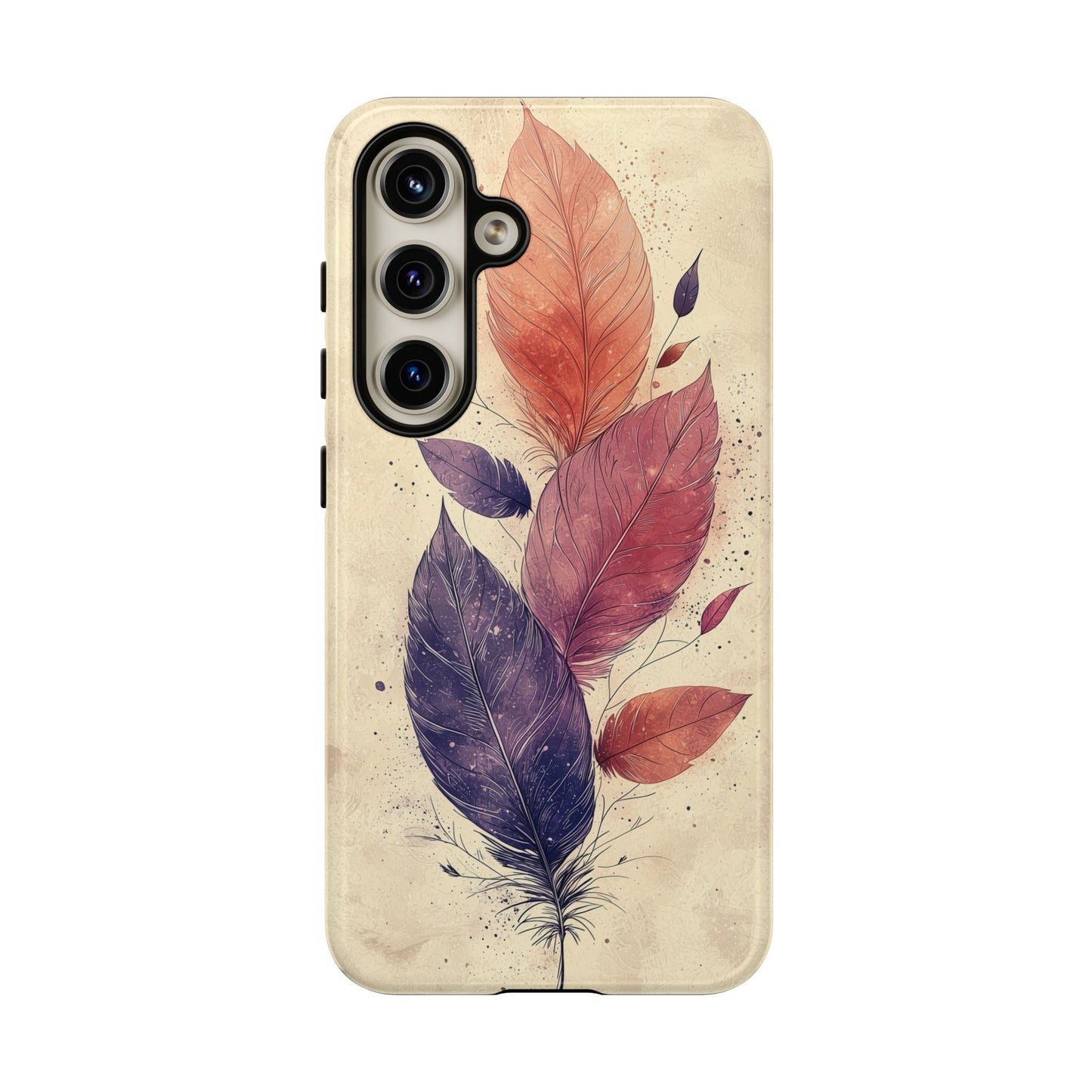 Boho Feather Bloom Phone Case for iPhone, Pixel & Samsung