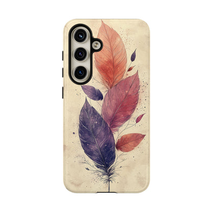 Boho Feather Bloom Phone Case for iPhone, Pixel & Samsung