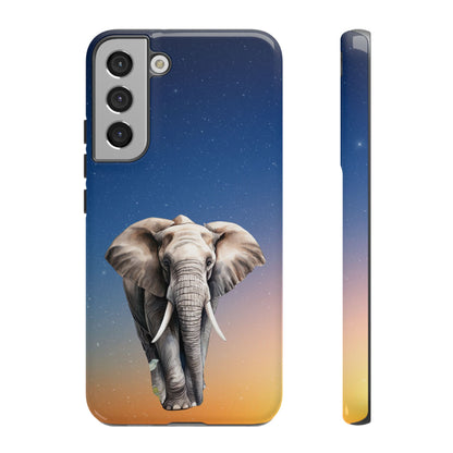 Celestial Elephant Mobile Cover – Dreamy Night Sky Aesthetic
