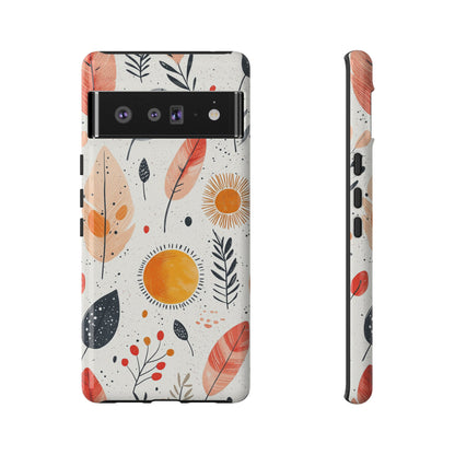 Sunshine & Feathers Boho Phone Case for iPhone, Pixel & Samsung