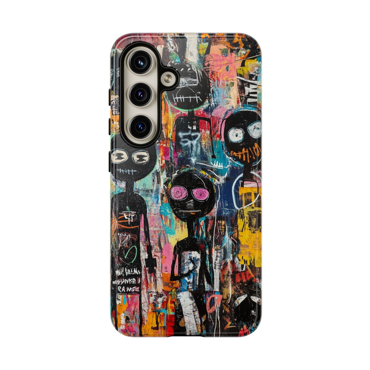 Basquiat Art iPhone Case – Modern Urban Graffiti Design - iPhone, Samsung & Google Pixel Cover - Artistic Painting Case,  Art Lover Gift