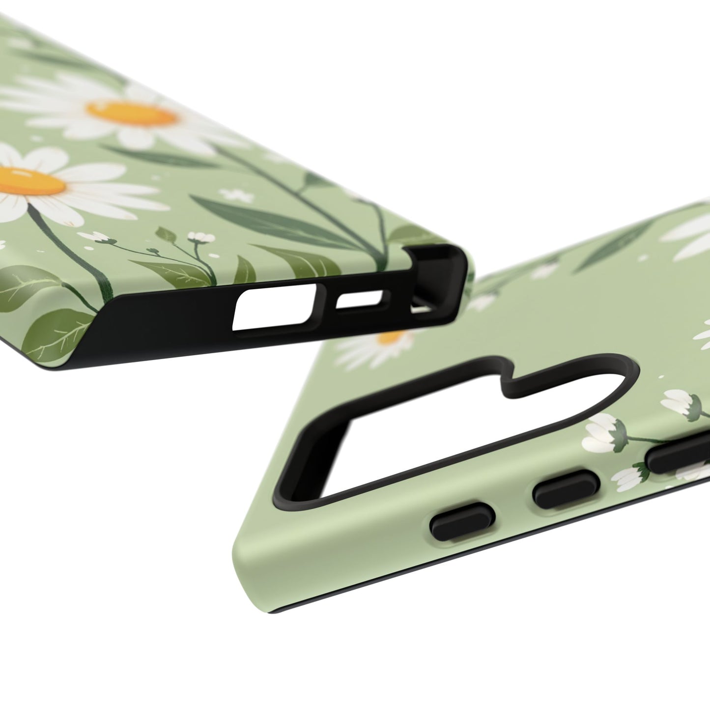 Green Floral Case, Daisy Pattern Design, Iphone Case Design, Perfect Gift For Her