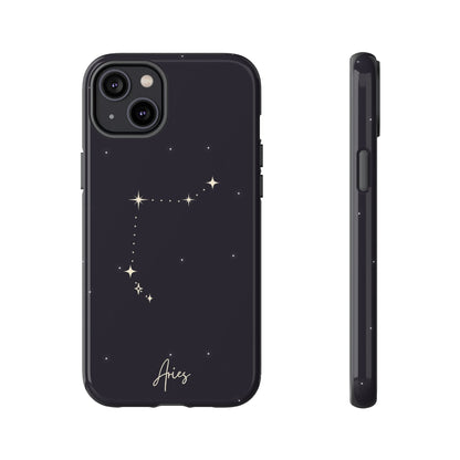 Aries Zodiac Starry Phone Case – Cosmic Style for iPhone, Samsung & Google Pixel