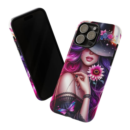 Celestial Charm – Cosmic Cowgirl & Butterfly Magic Mobile Cover