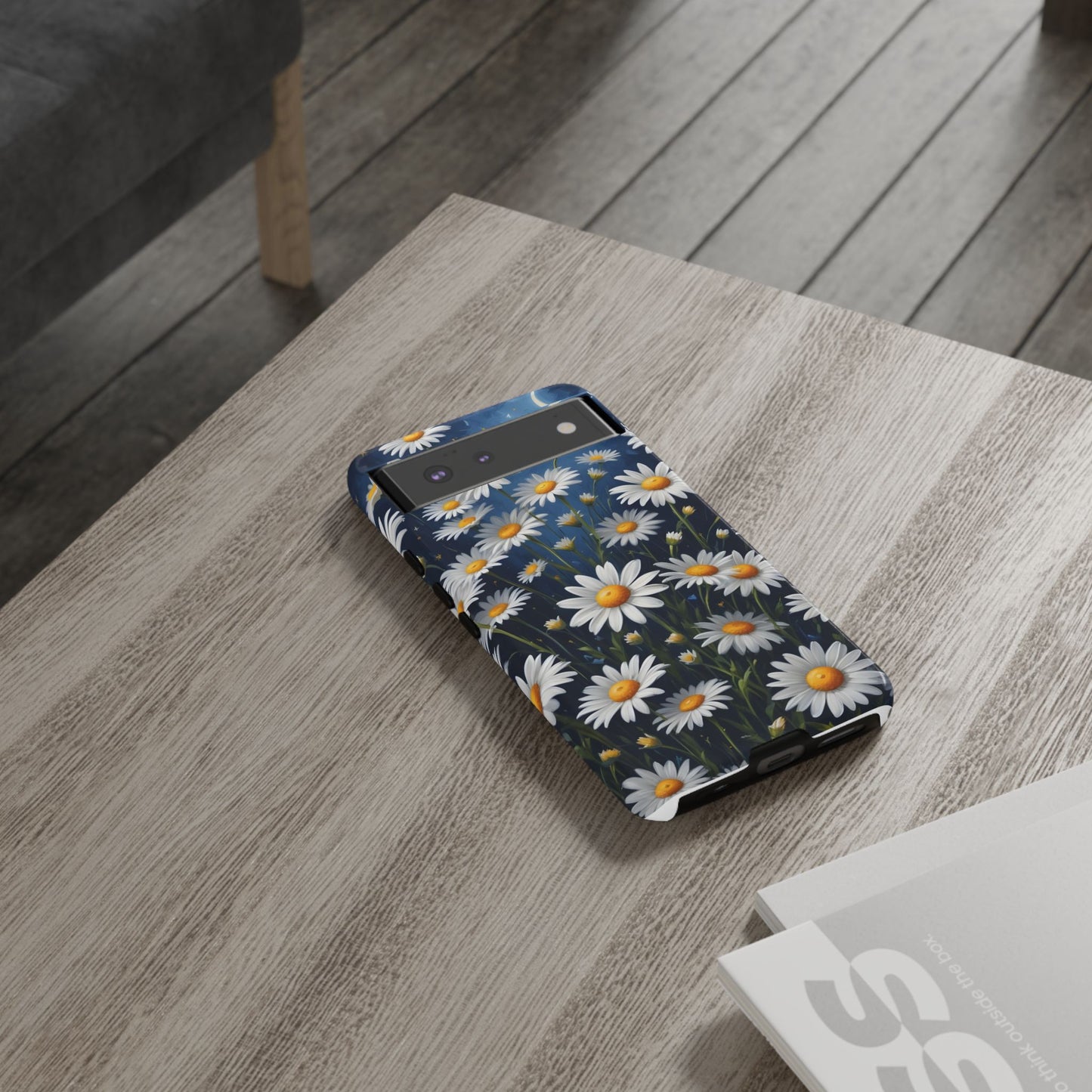 Witchy Daisy Flowers Phone Case Vintage Botanical Cover