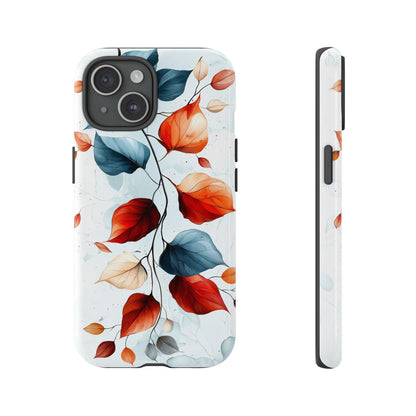 Crimson Drift | Minimalist Botanical Phone Case for iPhone, Pixel & Samsung