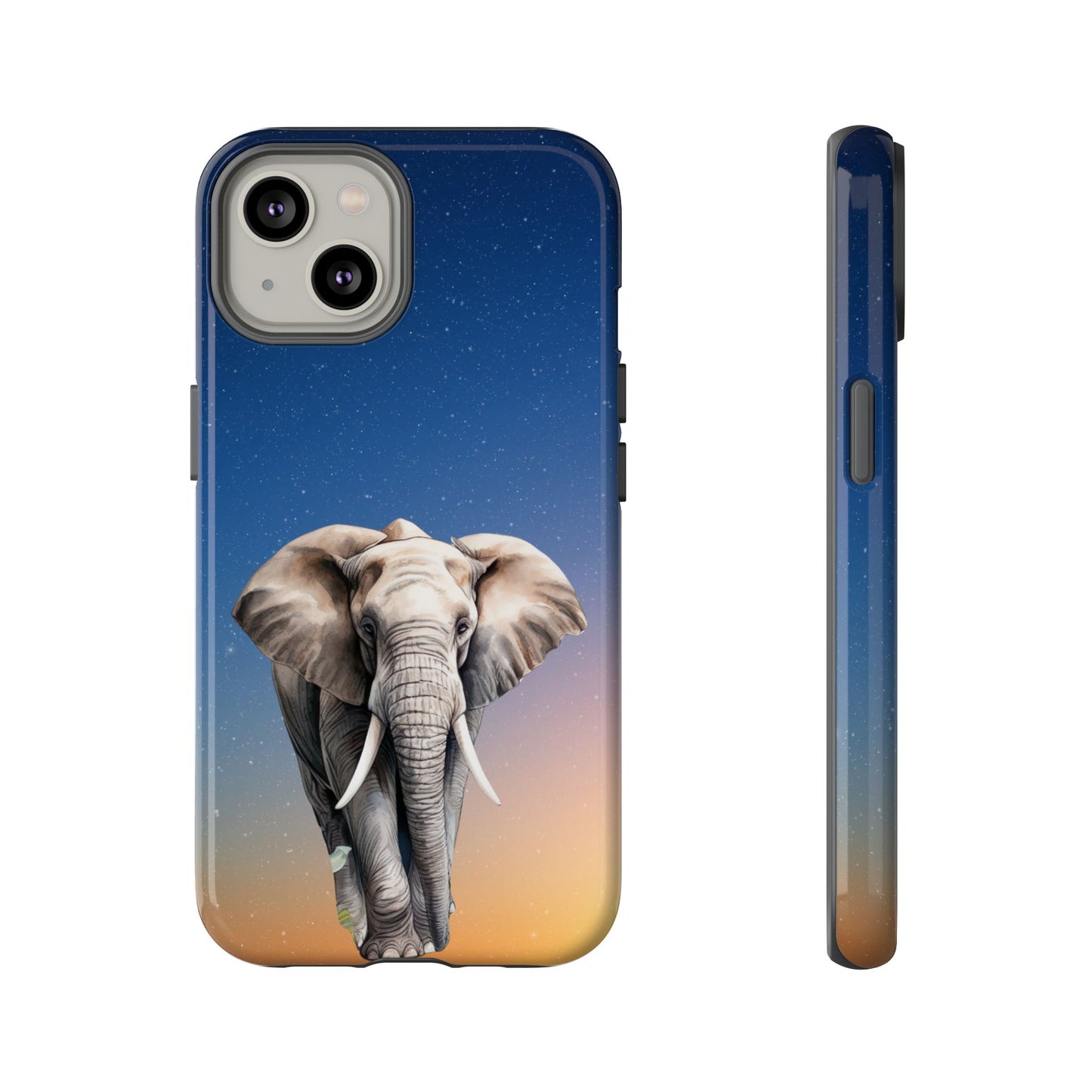 Celestial Elephant Mobile Cover – Dreamy Night Sky Aesthetic