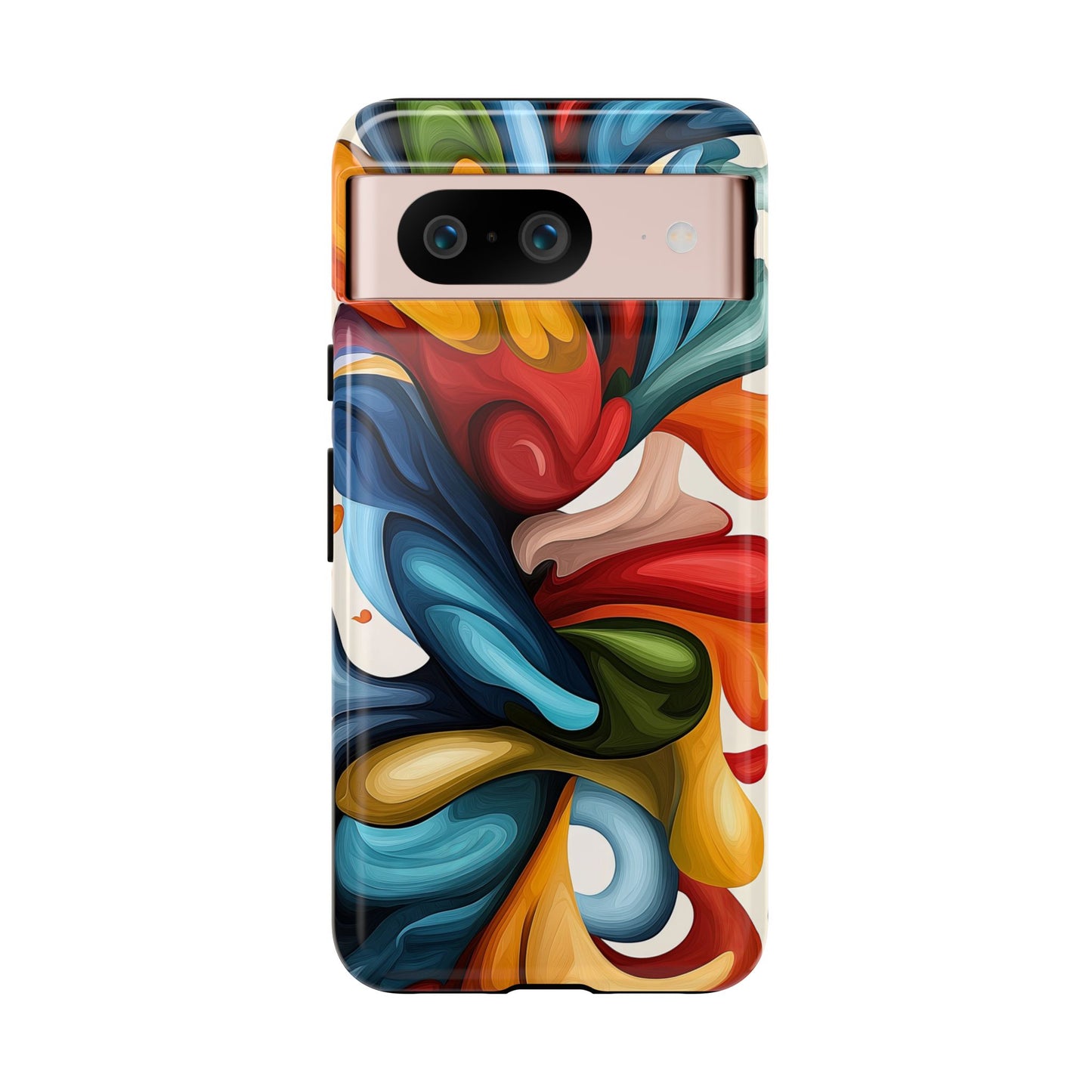 Chromatic Swirl – Abstract Expression Phone Case for iPhone, Samsung & Pixel