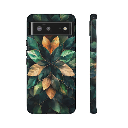Golden Harmony Leaf Phone Case for iPhone, Samsung & Google Pixel