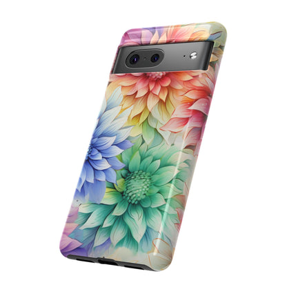 Rainbow Bloom Mandala Floral Mobile Case