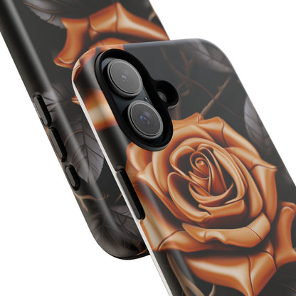 Midnight Gold Rose Mobile Case