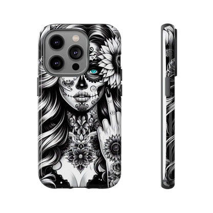 La Rebel – Day of the Dead Gothic Attitude Mobile Cover