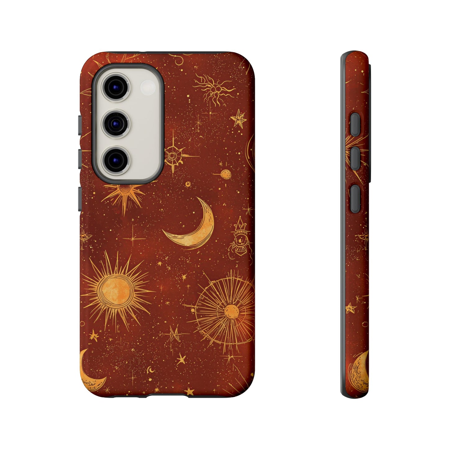 Terracotta Celestial Dreams Boho Phone Case for iPhone, Pixel & Samsung