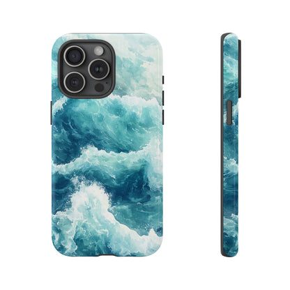 Seafoam Serenity Watercolor Phone Case for iPhone, google Pixel & Samsung