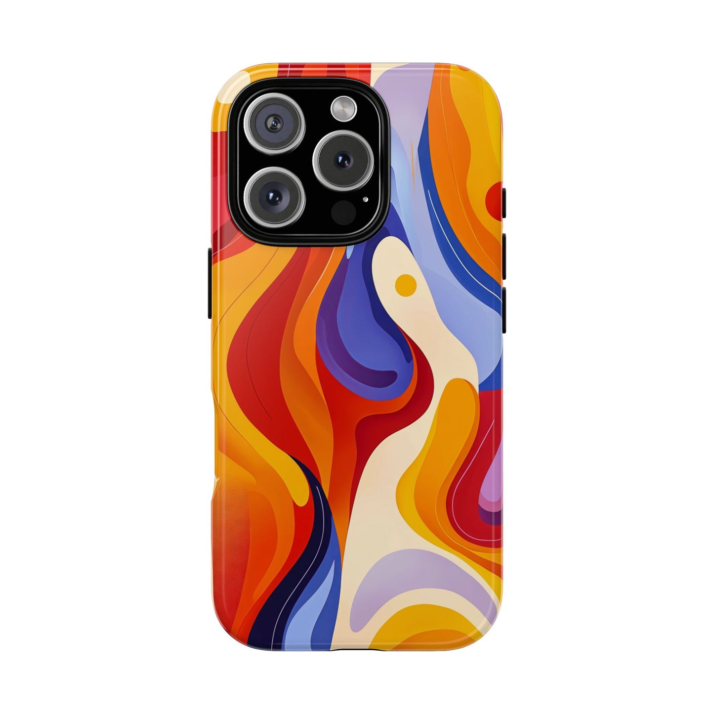 LavaFlow – Vivid Heatwave Abstract Phone Case for iPhone, Samsung & Pixel