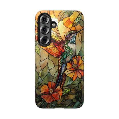 Whispers in Flight – Mosaic Hummingbird Phone Case for iPhone, Samsung & Pixel
