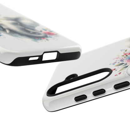 Floral Elephant Mobile Cover – Elegant Watercolor Art