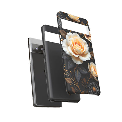 Elegant 3D Floral Design, Botanical Phone Case design for Iphone.