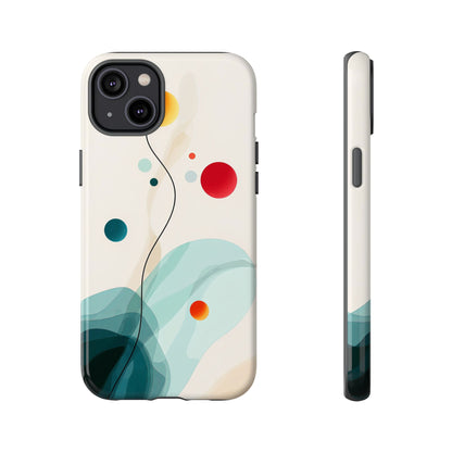 Cosmic Citrus Flow – Abstract Art Phone Case  for iPhone, Samsung & Pixel