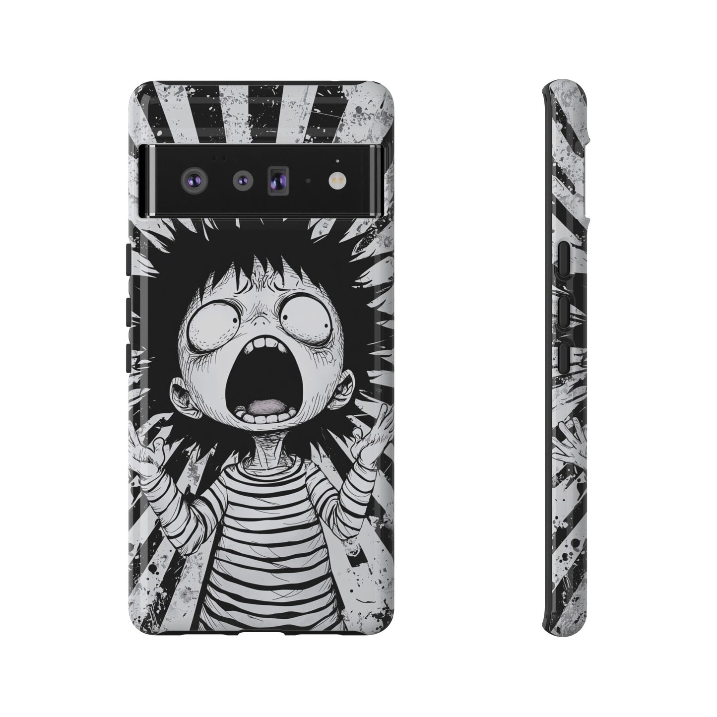 Maximum Panic Mode | Scream Kid Art  Phone Case for iPhone, Samsung & Pixel