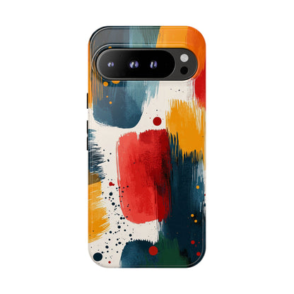 Color Burst Abstract Brushstroke Phone Case for iPhone, Samsung & Pixel