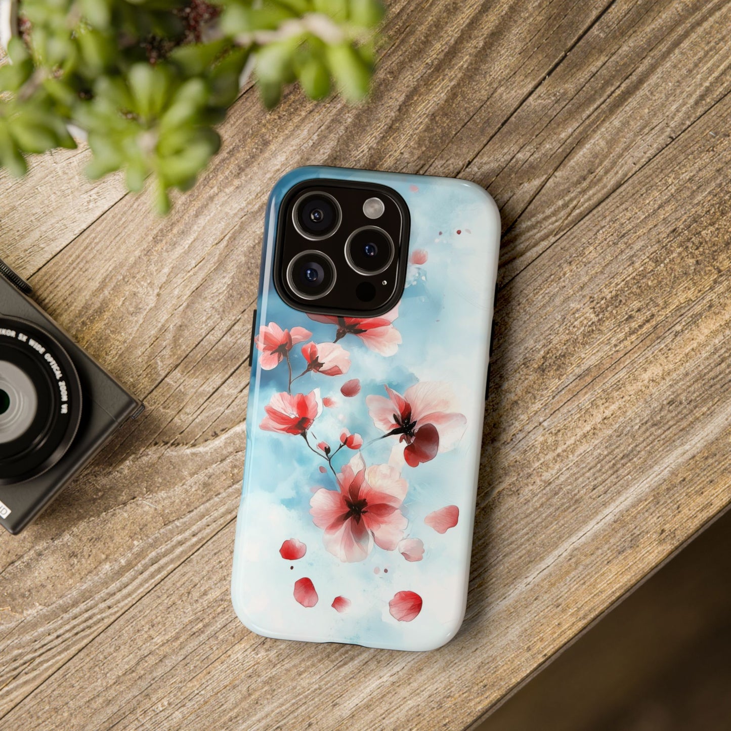 Petal Whispers Watercolor Phone Case for iPhone, google Pixel & Samsung