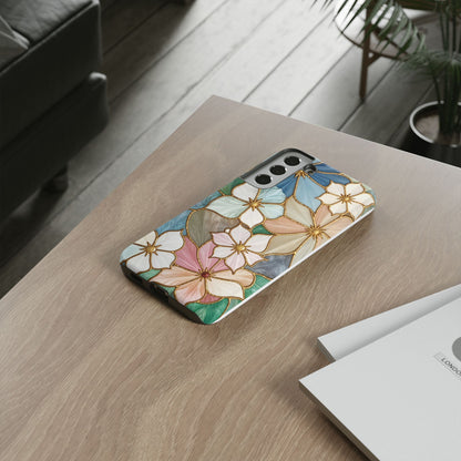 Floral Symphony: Stained Glass Elegance
