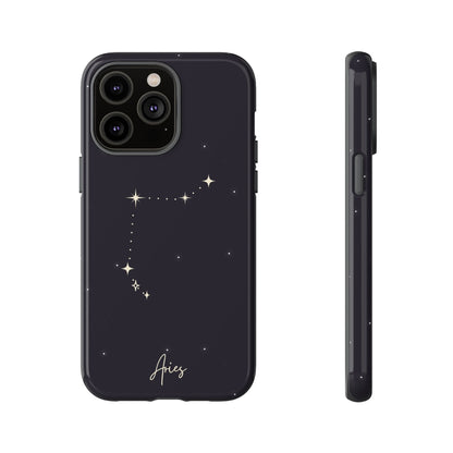 Aries Zodiac Starry Phone Case – Cosmic Style for iPhone, Samsung & Google Pixel