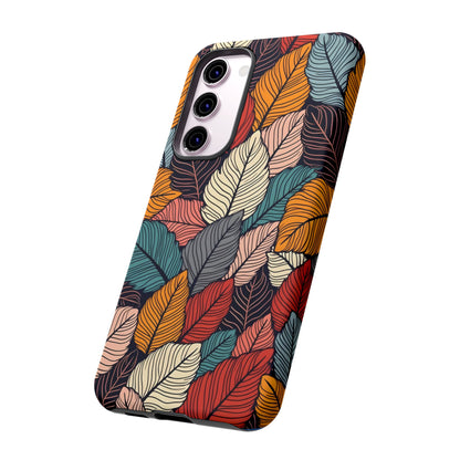 Colorful Abstract Leaves Pattern Design