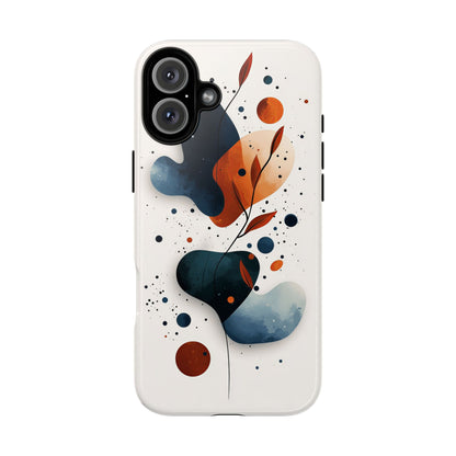 Celestial Bloom – Minimal Abstract Phone Case for iPhone, Samsung & Pixel